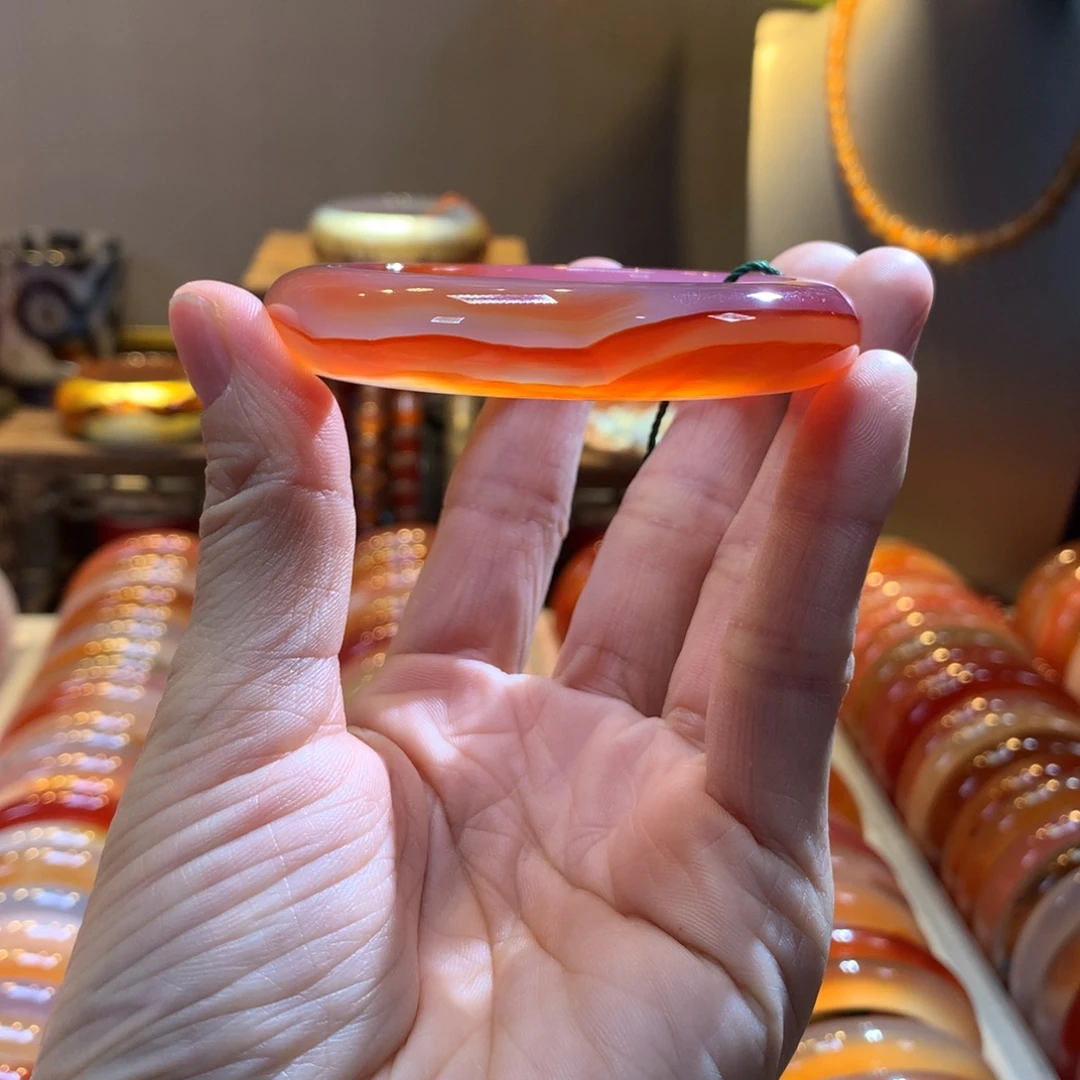 玛瑙/玉髓未镶嵌手镯111号