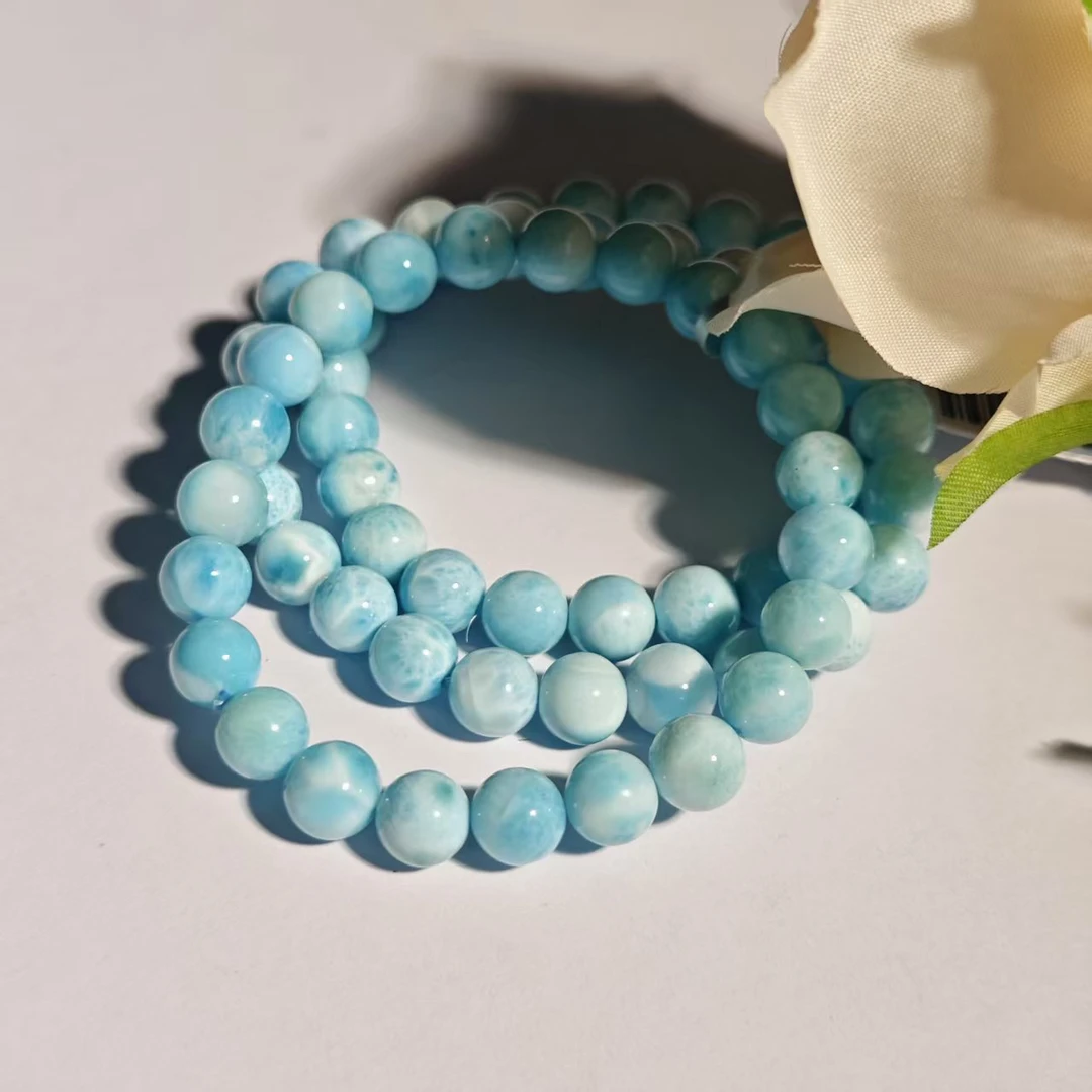 【书记甄选】天然海纹石单圈手链 多样性发一件 约8mm XL4771