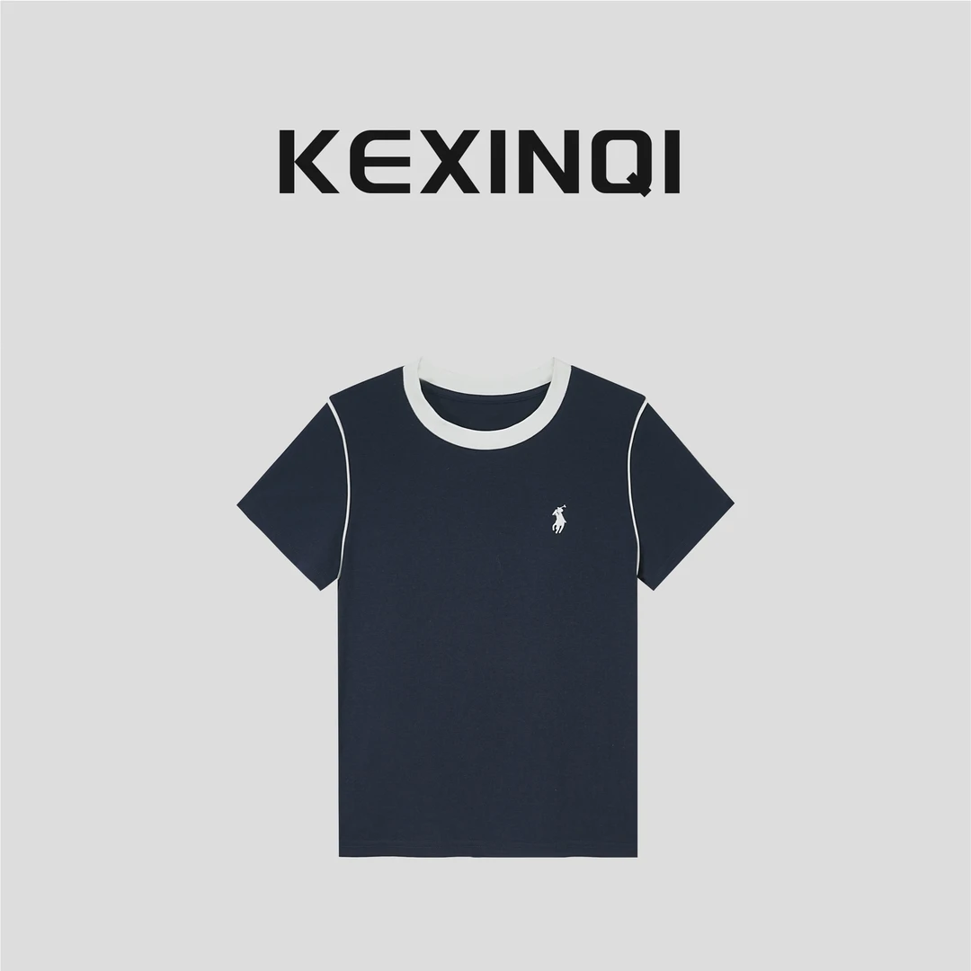 KEXIN 人马短袖 2025夏季新款百搭洋气休闲上衣-2504TXZKX21844