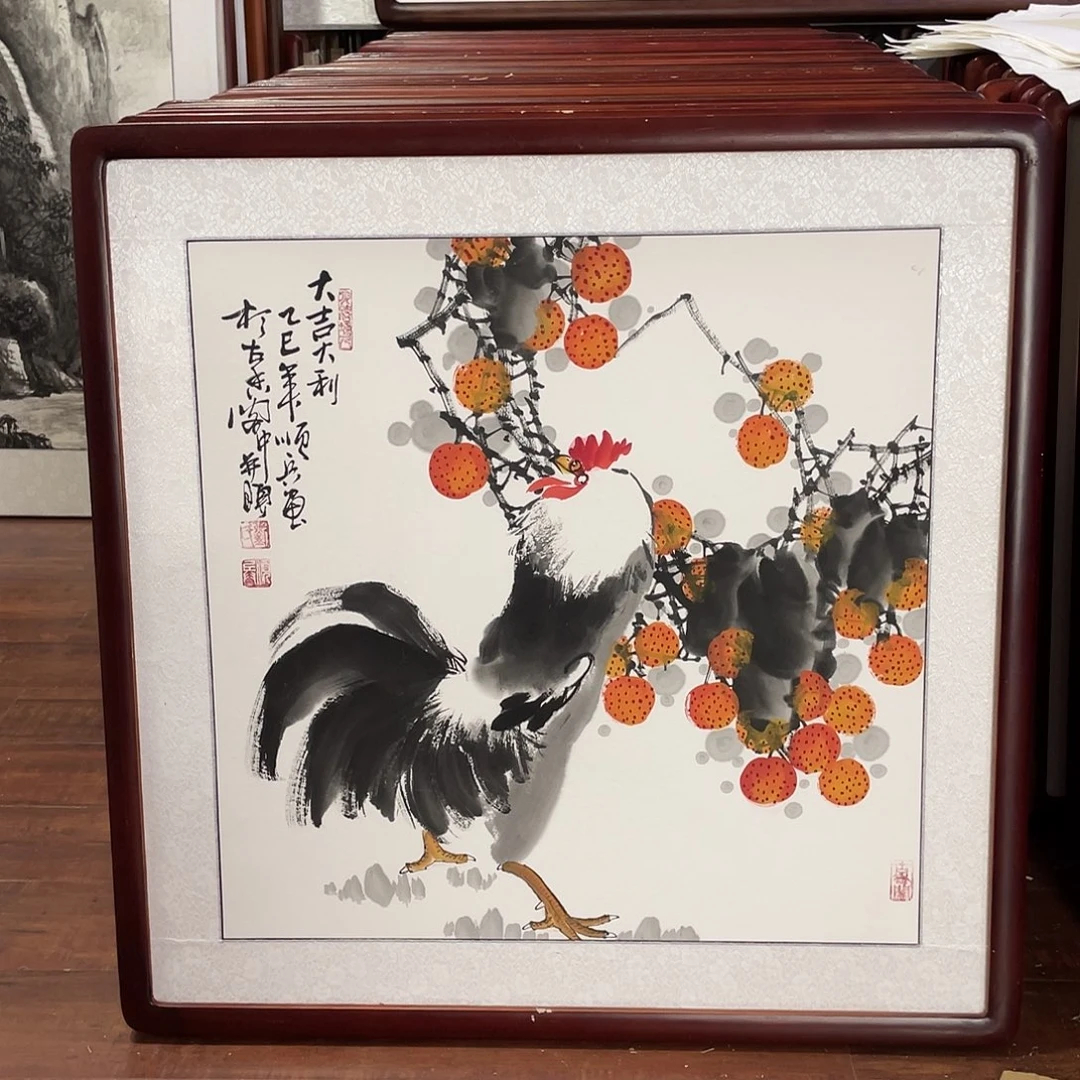 国画带框尺寸63*63厘米
