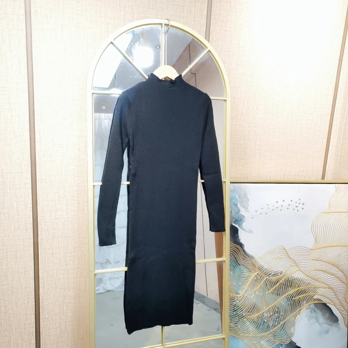 AF303孕妇黑色针织裙