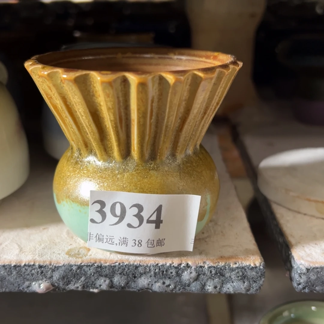 红陶景德镇手工花盆