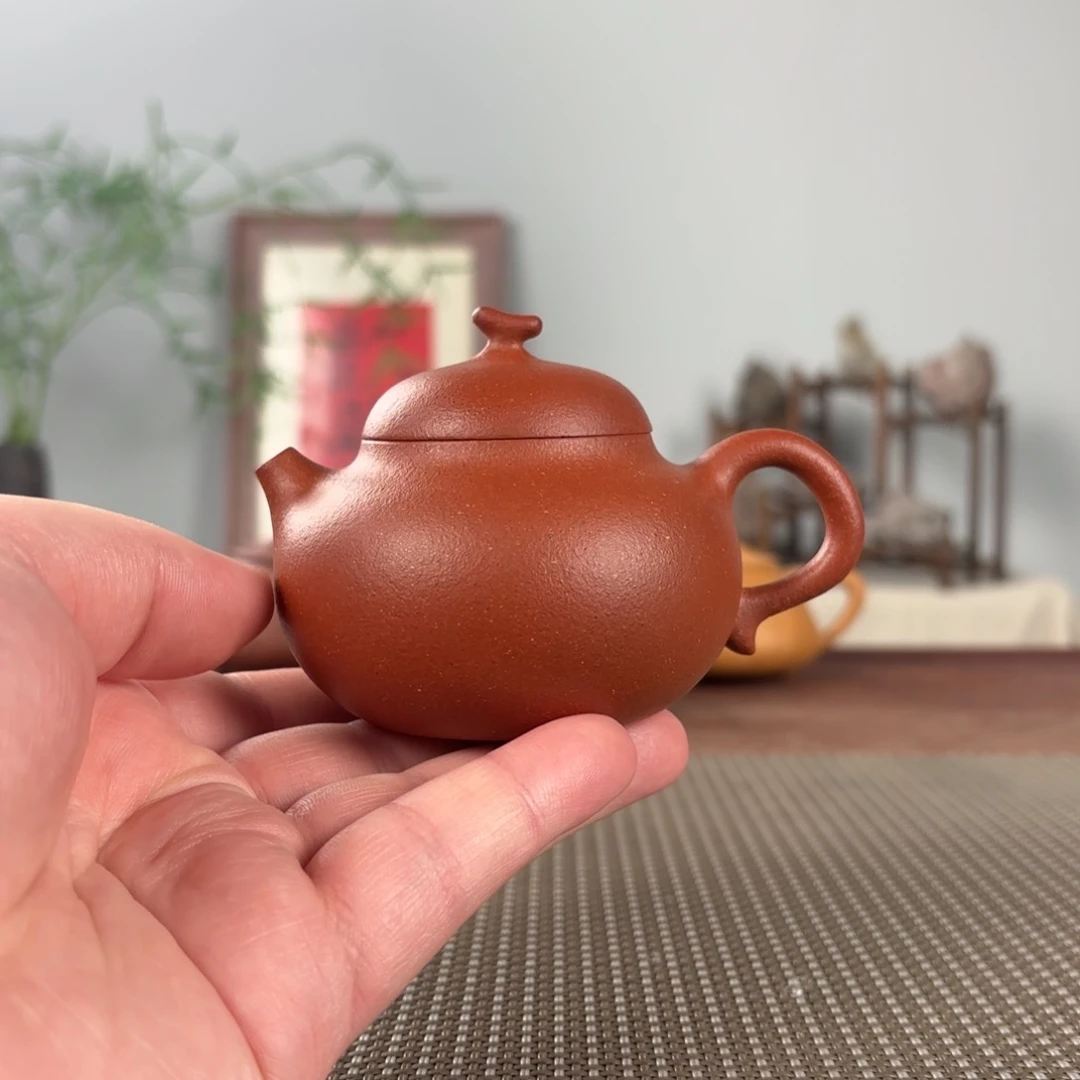 见***萌茶壶紫砂黄龙山原矿紫砂壶