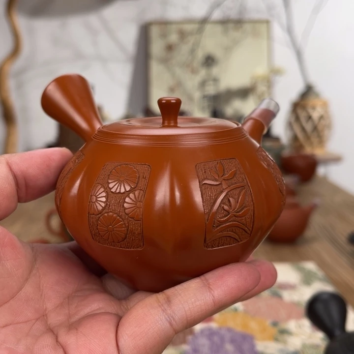 橙***生常滑玉堂手作茶壶