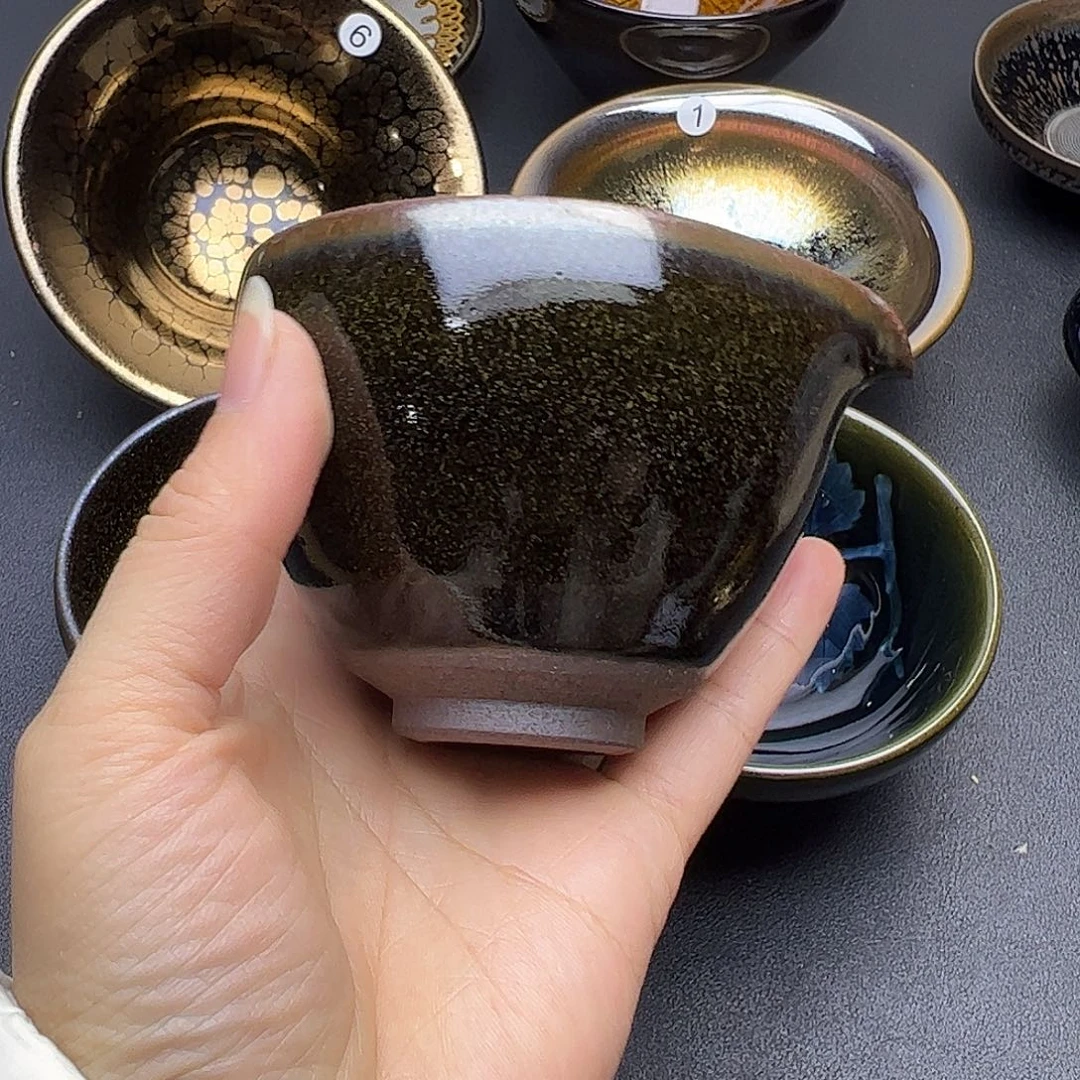 茶盏建窑建盏主人杯