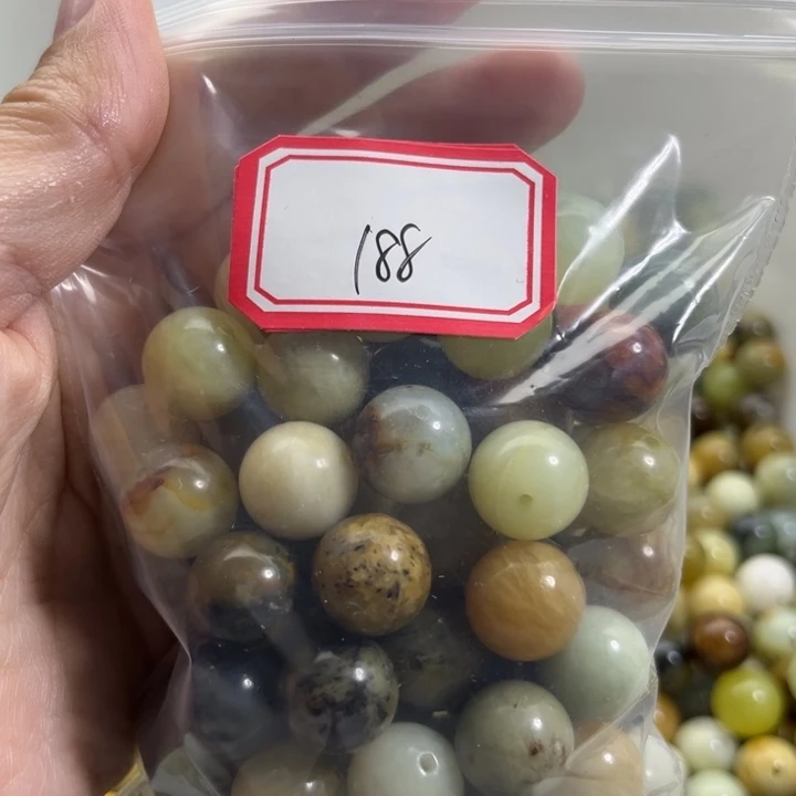 *****足铂镶嵌蛇纹石玉手链