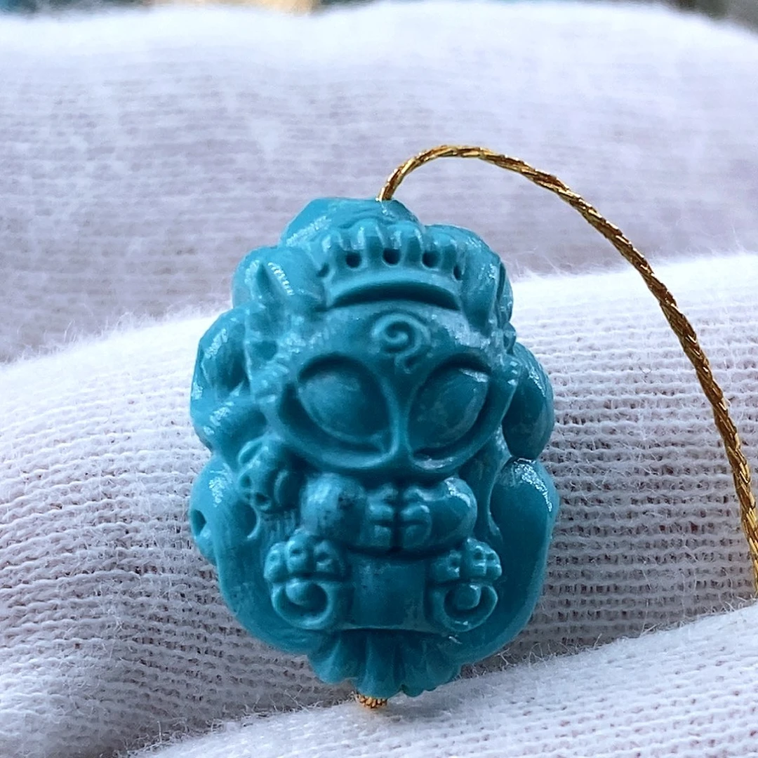 未镶嵌绿松石珠宝奇石