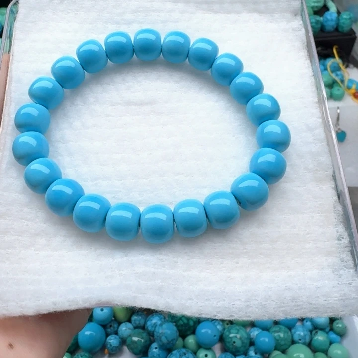 卡10/8➕蓝老型珠串一条