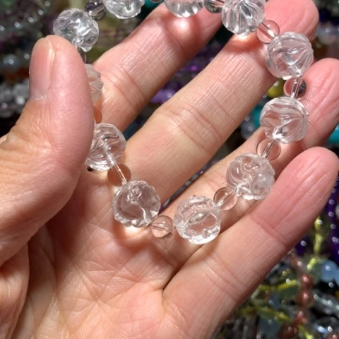 水晶手串未镶嵌k***a手串九尾狐