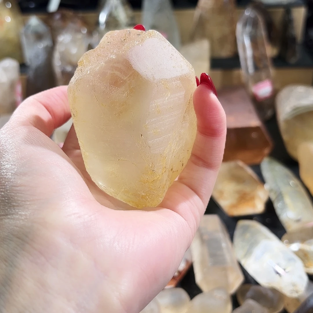 水晶未镶嵌车挂原石