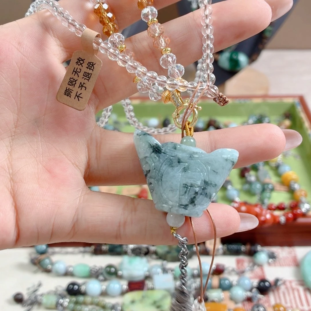 未镶嵌手链翡翠手串