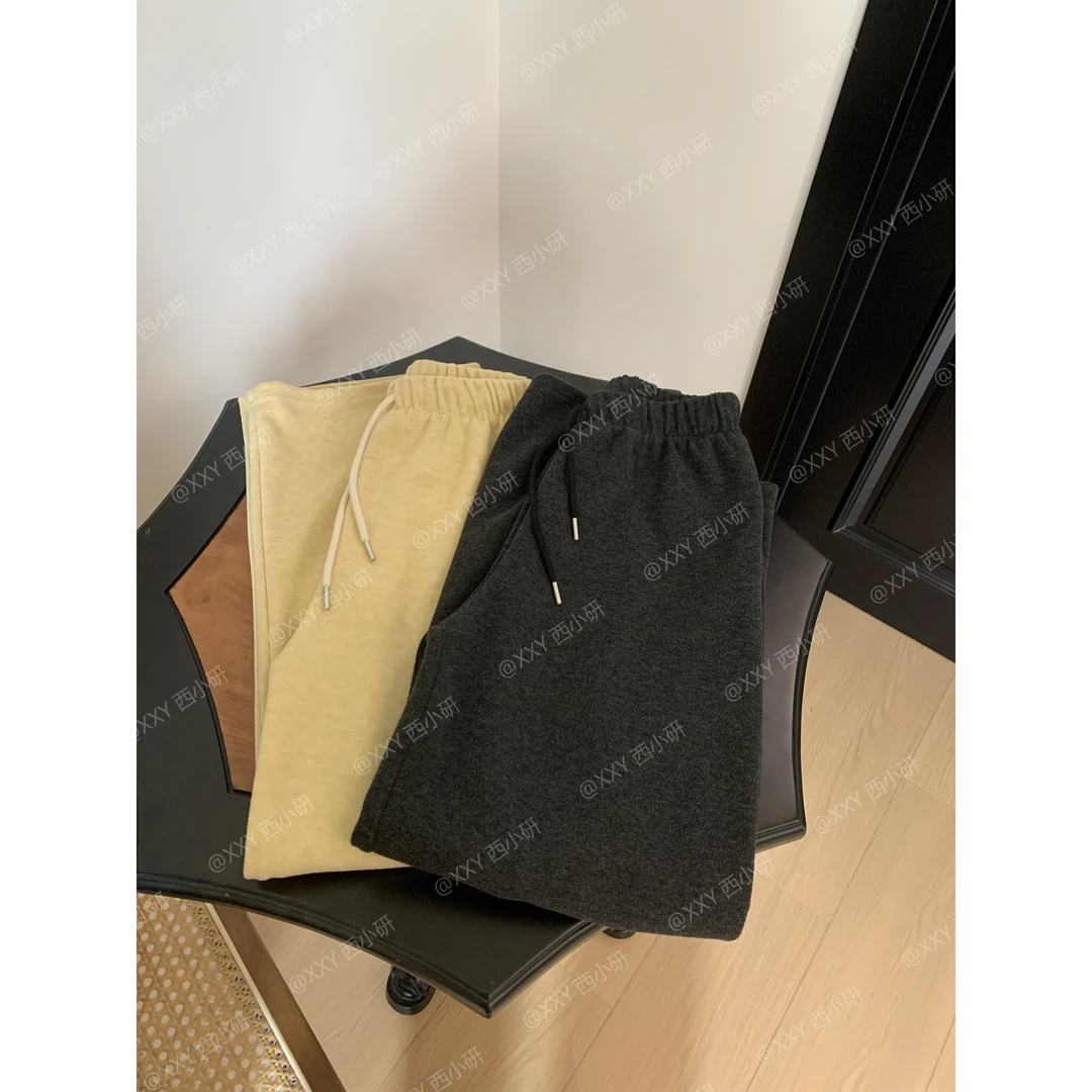 【垂垂裤】超软超垂超显瘦 版型贼好 不易起球高腰直通阔腿休闲裤
