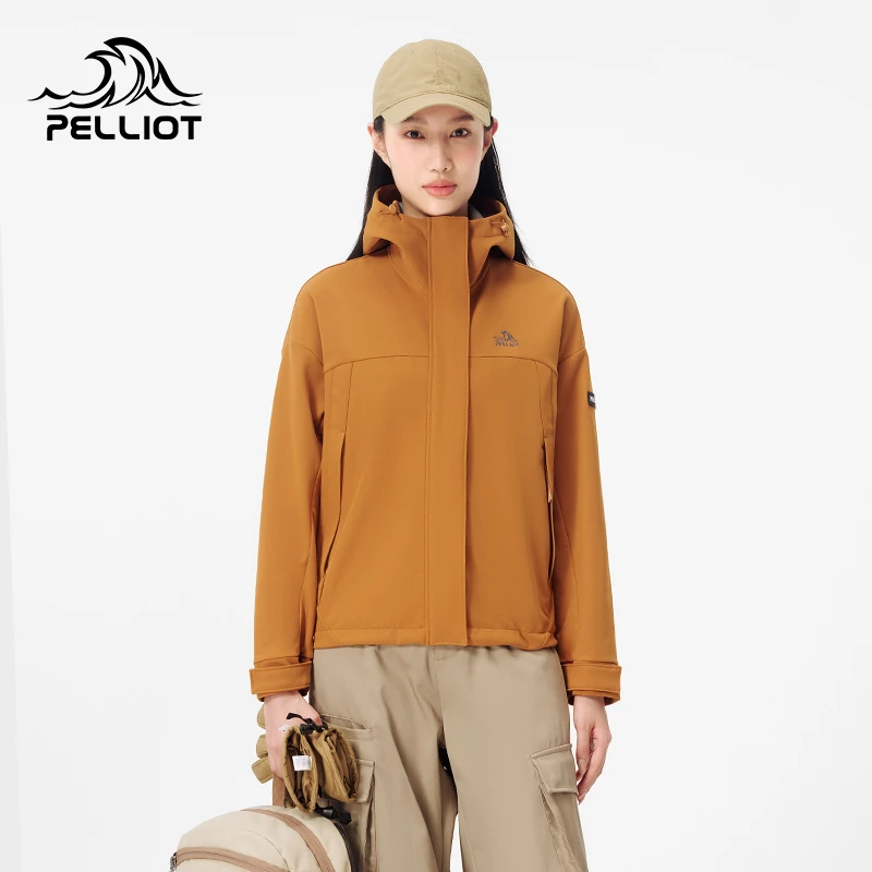 【风盾2.0】伯希和软壳衣2025新款户外加绒防风登山服内胆外套女