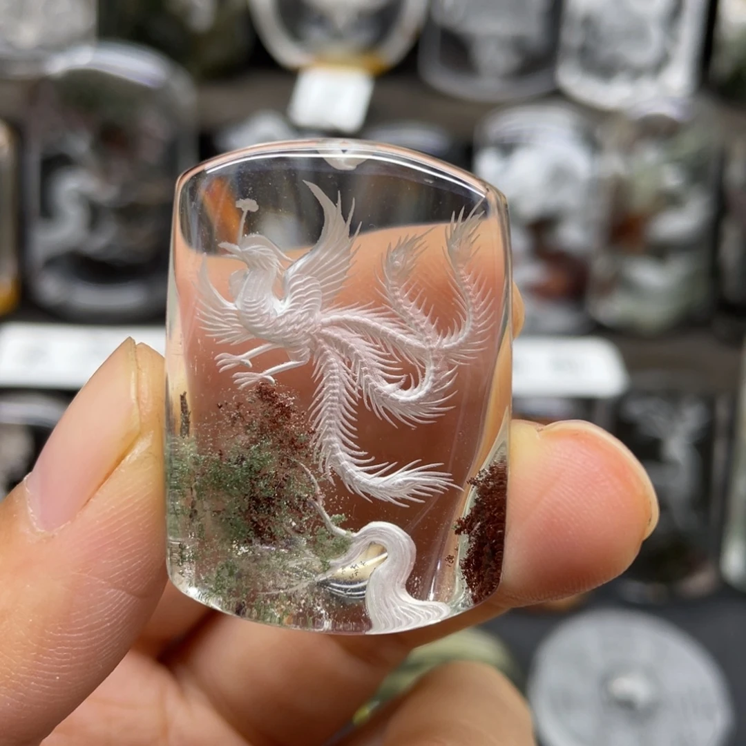 水晶未镶嵌颈饰凤凰