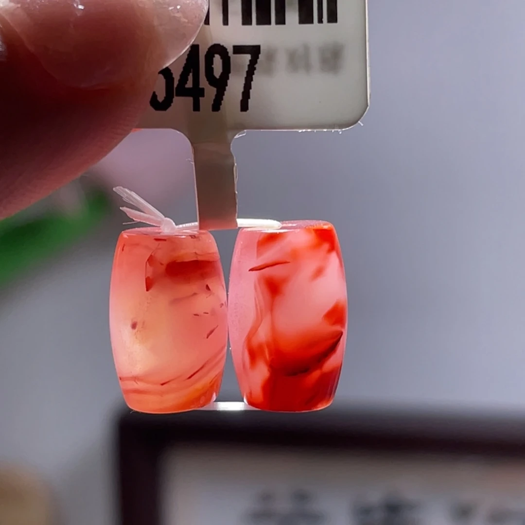 南红玛瑙未镶嵌挂件5497