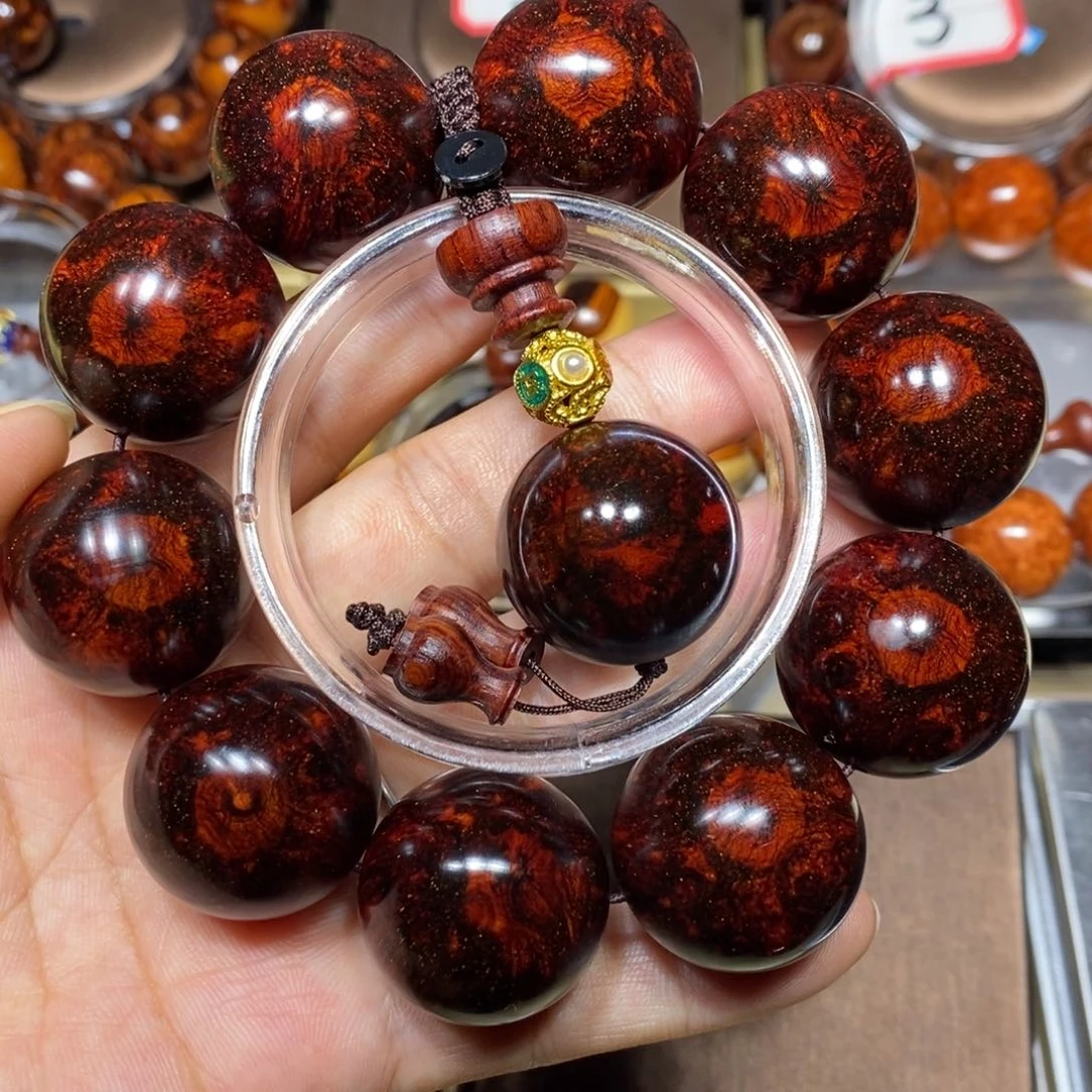 还**:黄花梨双面蜘蛛天眼2.5