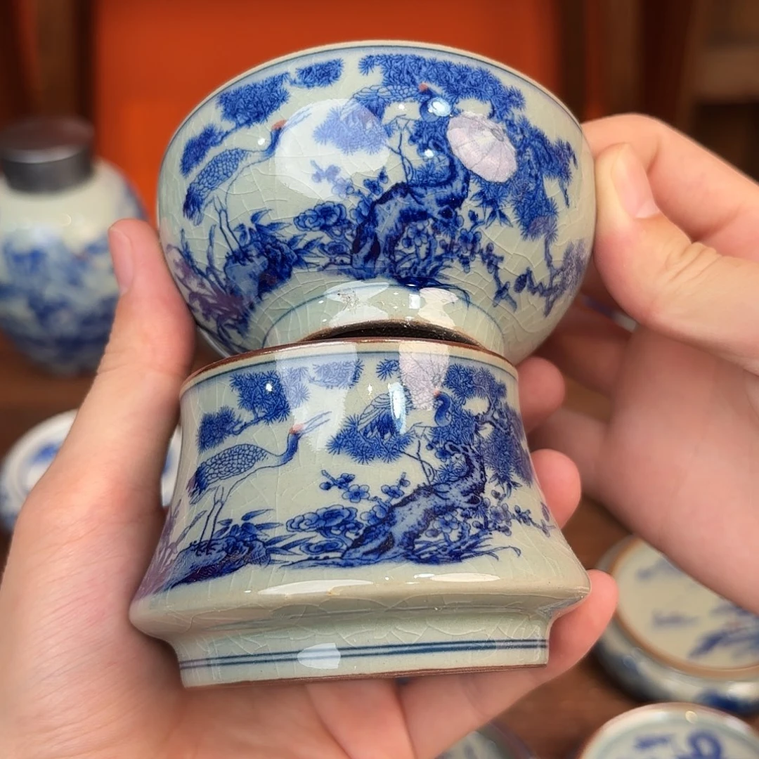 瓷片老陶泥开片茶漏