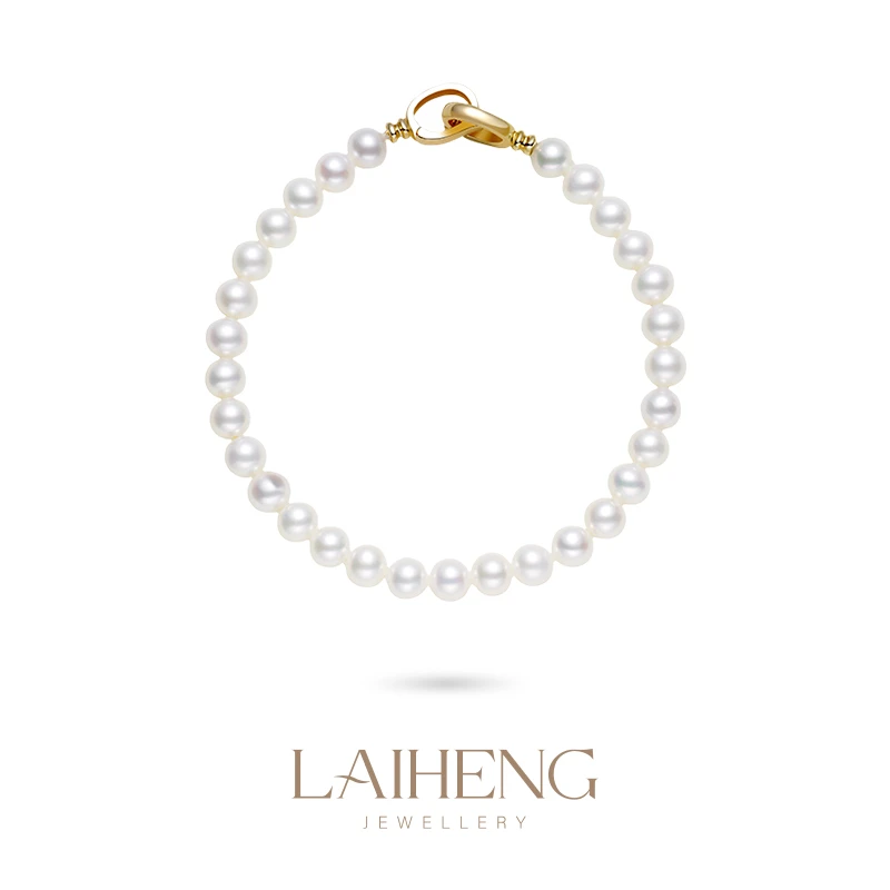 18K金 珍珠手串 242259