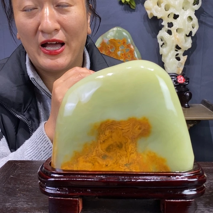 石材伊朗古青石摆件