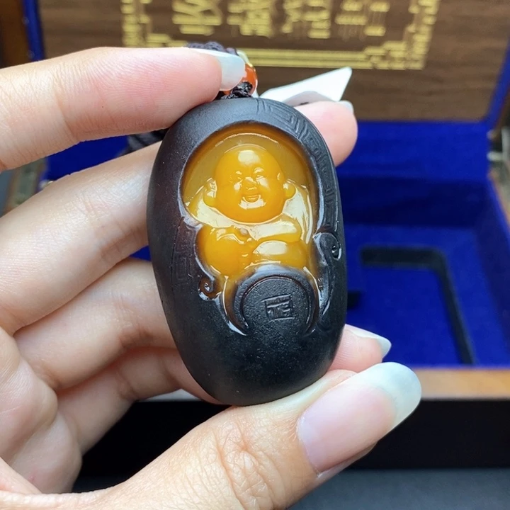 和田玉未镶嵌挂件随*N