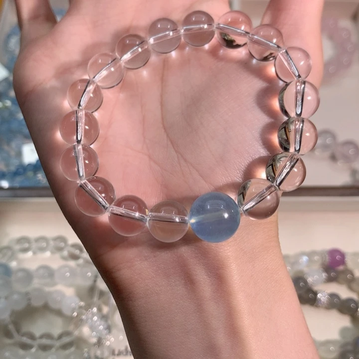 水晶手链未镶嵌白水晶手链