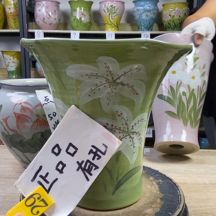 景德镇高温陶瓷花盆