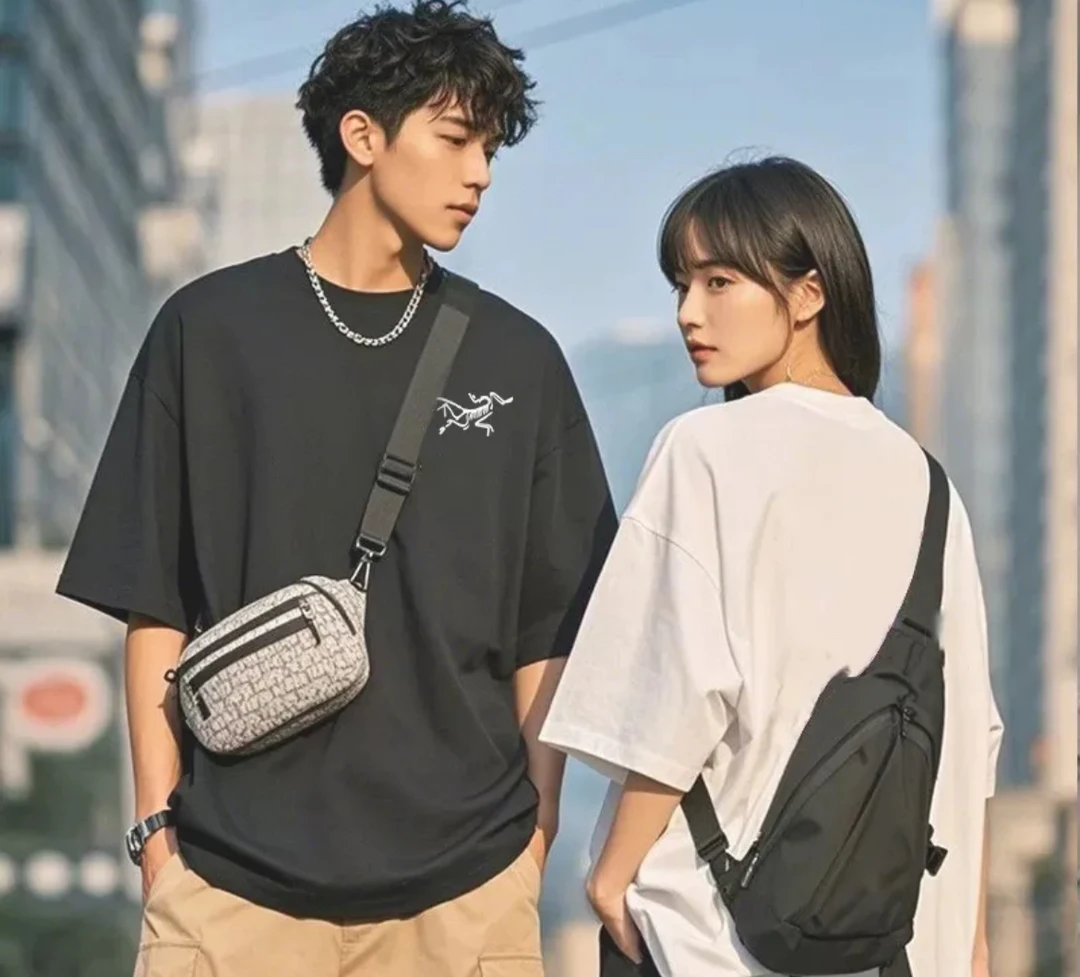 【X】茑家 银茑刺绣小胸标&后背净版短袖 简约百搭 {发正标}