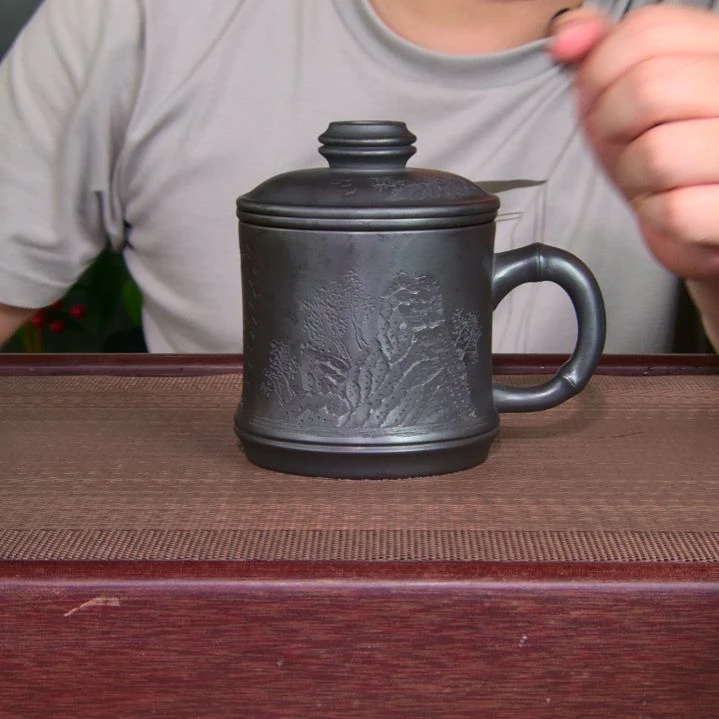 茶杯紫砂高货放漏