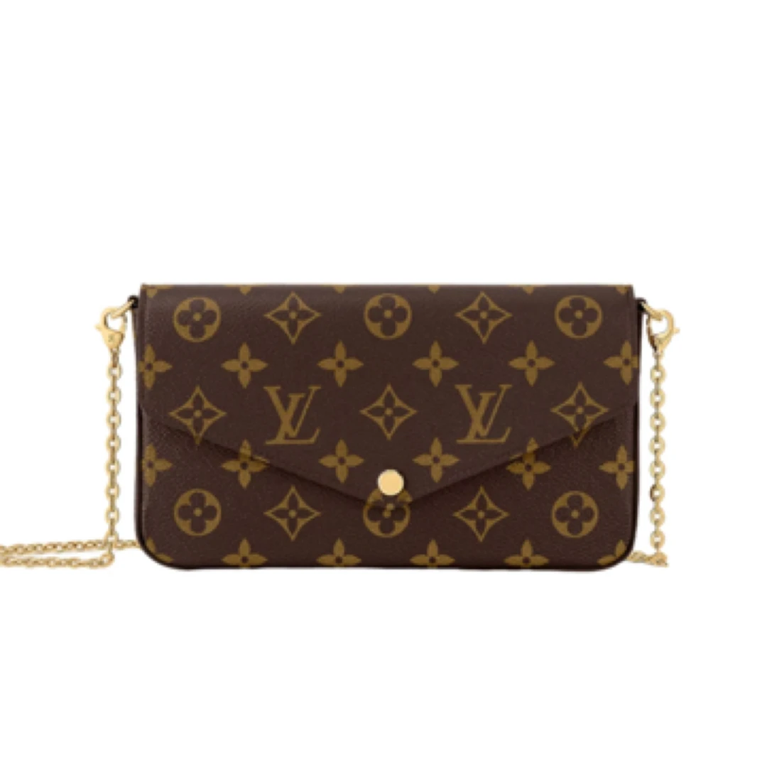 99新 LouisVuitton/路易威登 经典款三合一单肩斜挎包大全套