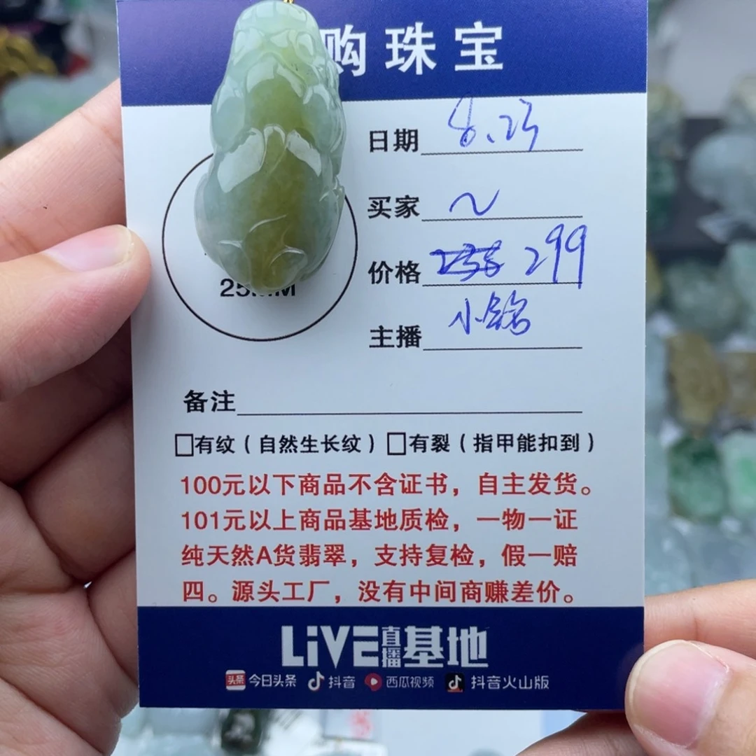颈饰未镶嵌翡翠?*?貔貅