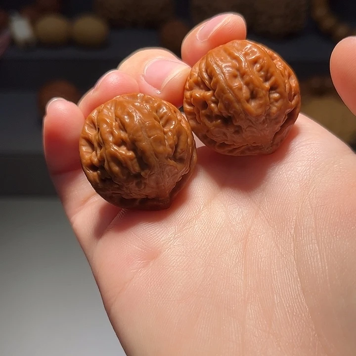 把件文玩核桃桃心076