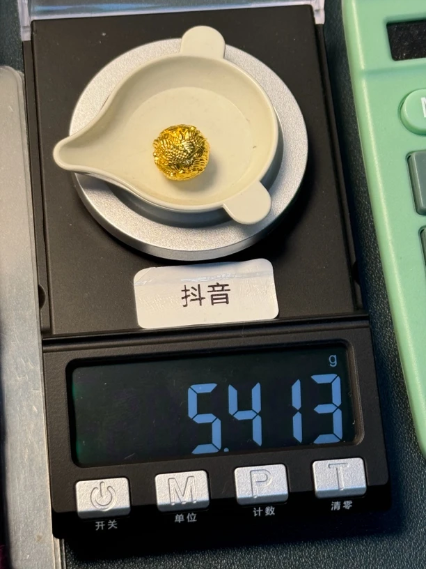 足金999 12mm凤珠5.413g怡