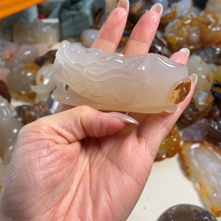 玛瑙/玉髓未镶嵌吊坠(不含链)