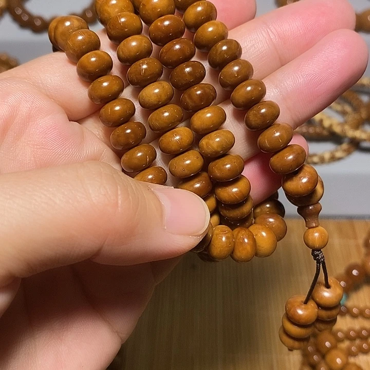 *****菩提籽类算盘珠6*9mm108颗