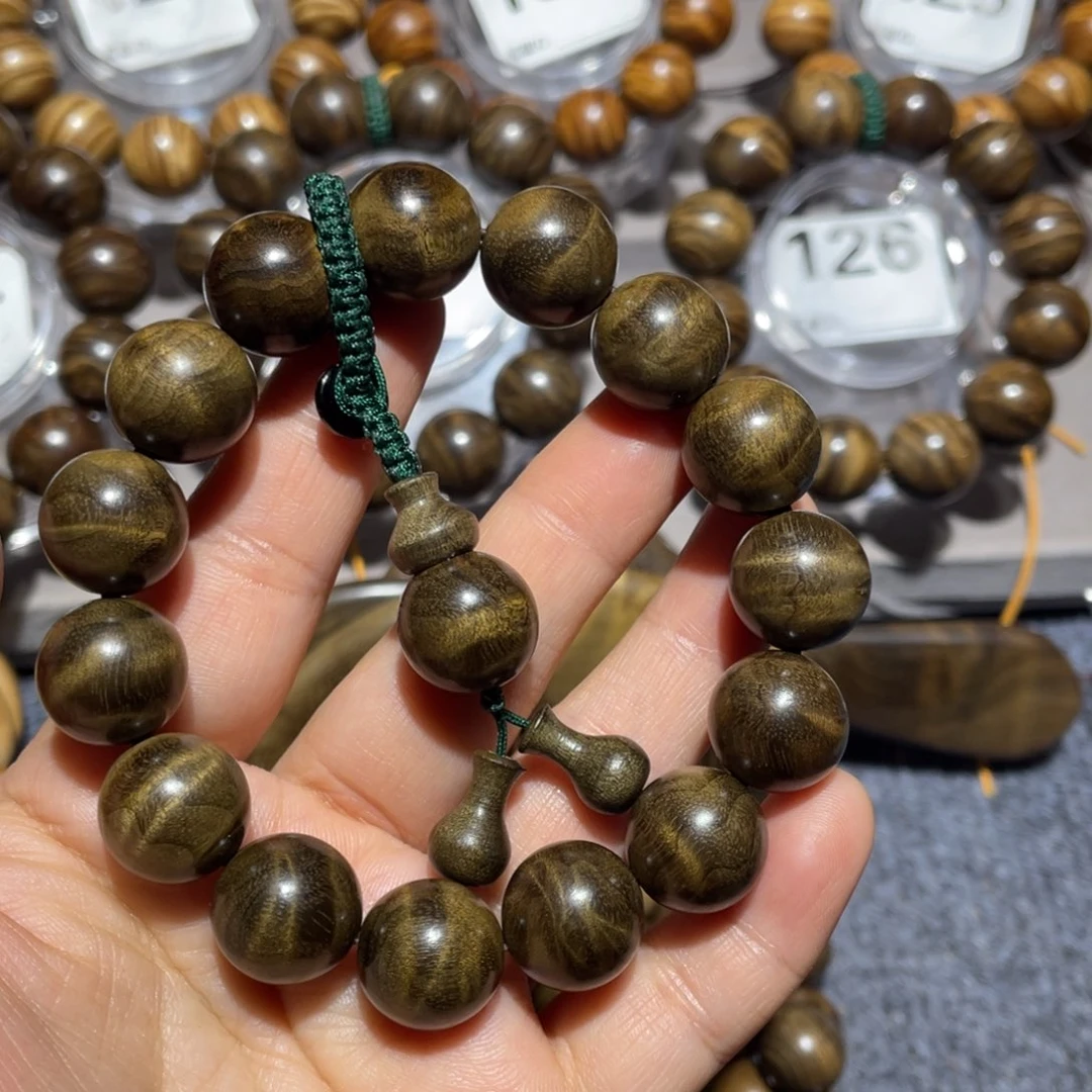 楠木（金丝楠）手串/手链石**玩1.5×15