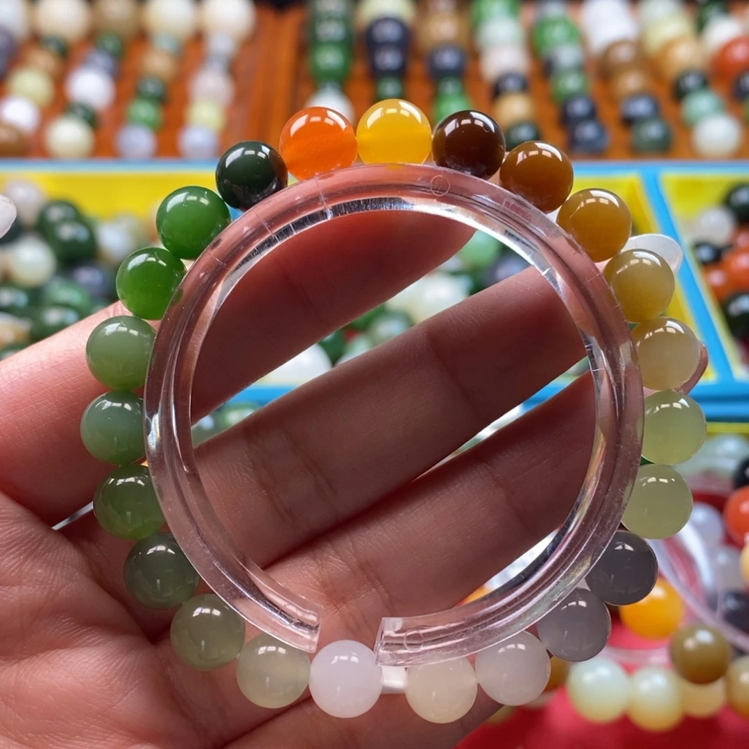 和田玉未镶嵌珠宝奇石福利多宝手串z8