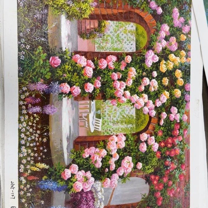 油画在这一刻我也不