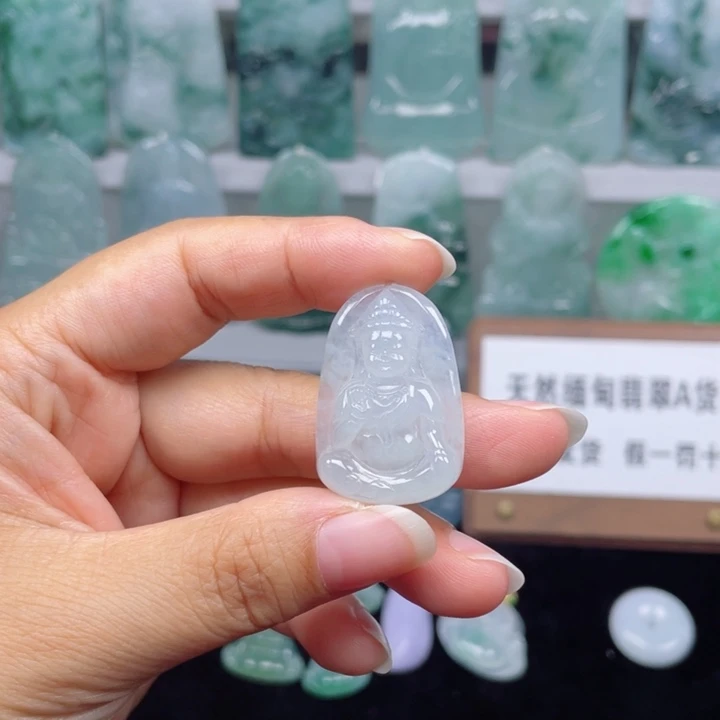 颈饰未镶嵌翡翠宝宝佛