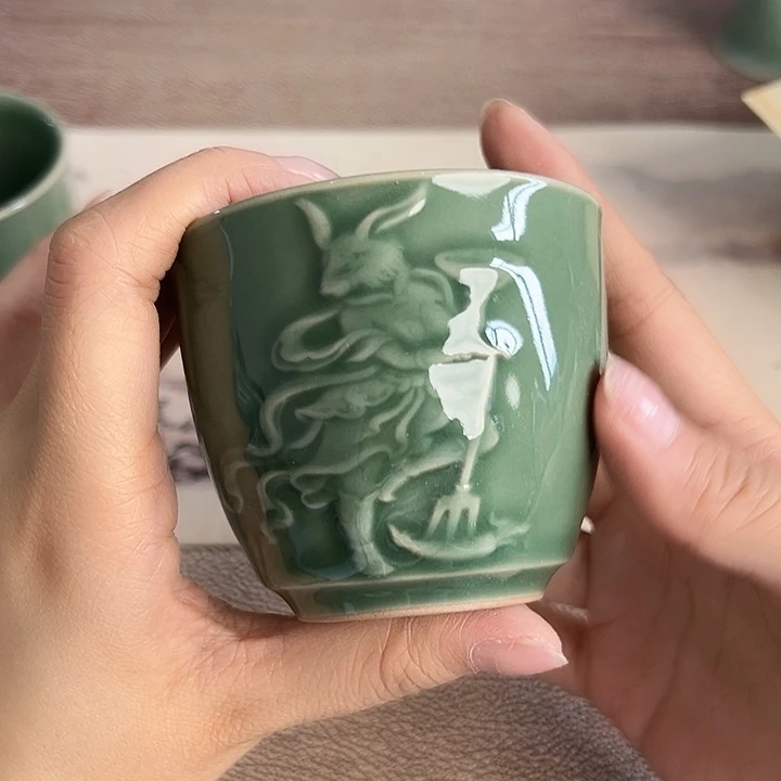 小米茶器龙泉青瓷