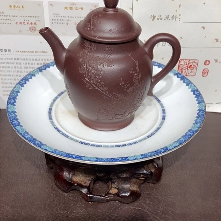 茶壶紫砂160容量宜兴紫砂