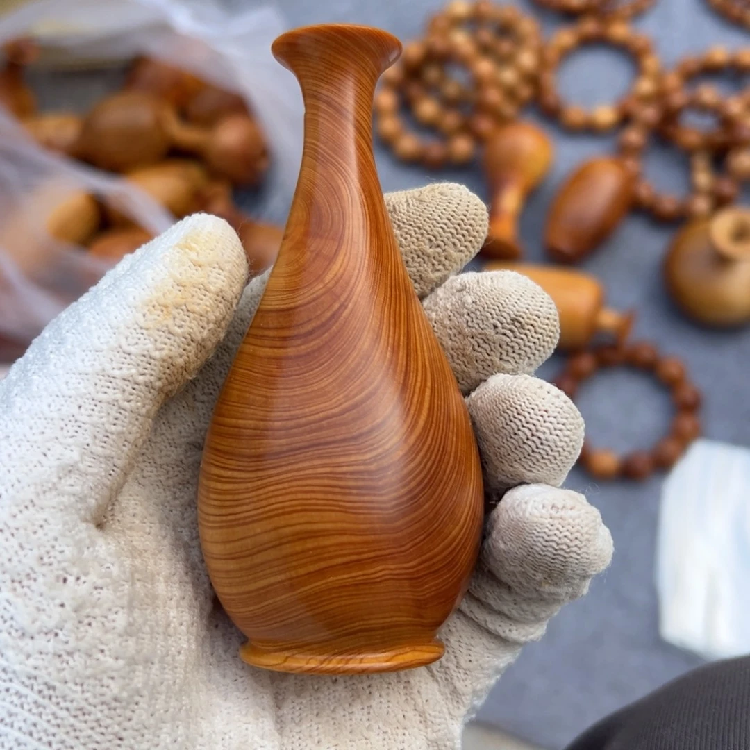 心***世柏木（崖柏）太行陈化高油瓶子