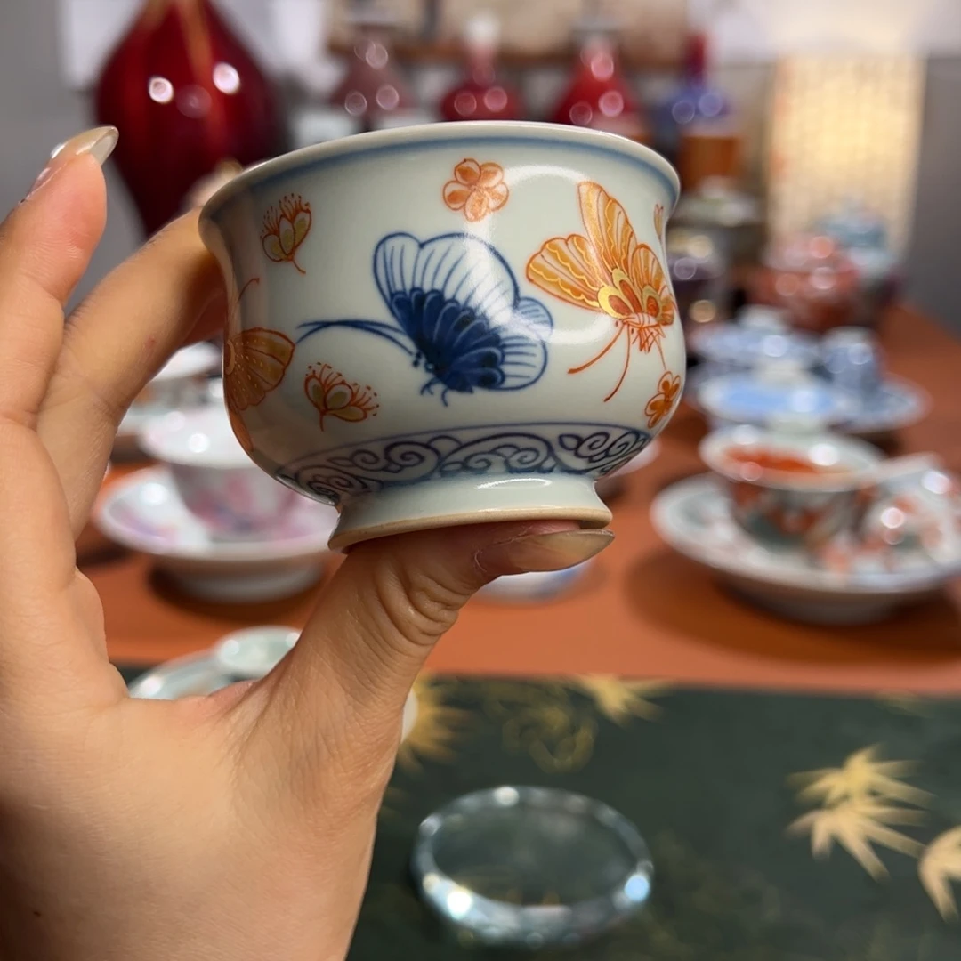 知冬煮雪手工手绘茶具单杯