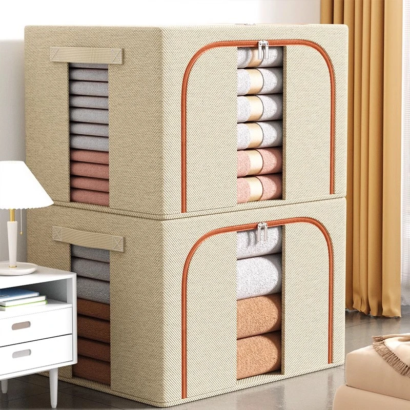 抢！超大72L【3个装】牛津布衣柜收纳箱家用大容量可折叠搬家储物箱