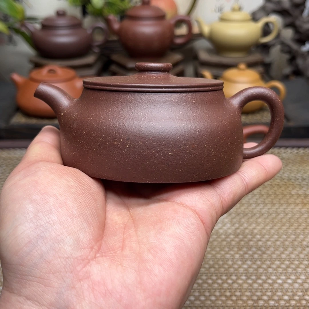 躺***生茶壶紫砂微瑕天青全手160毫升左右