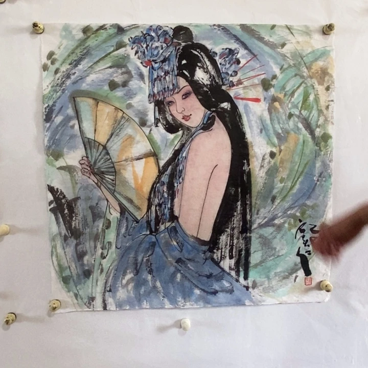 国画亲笔手绘原创
