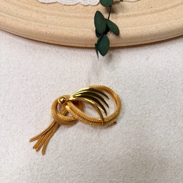 铜合金胸针 【六六中古】孤品复古胸针th6023