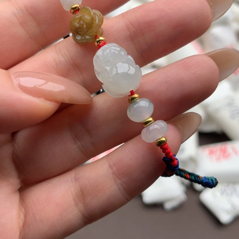 【闪购商品】翡翠手绳银S925镶嵌一