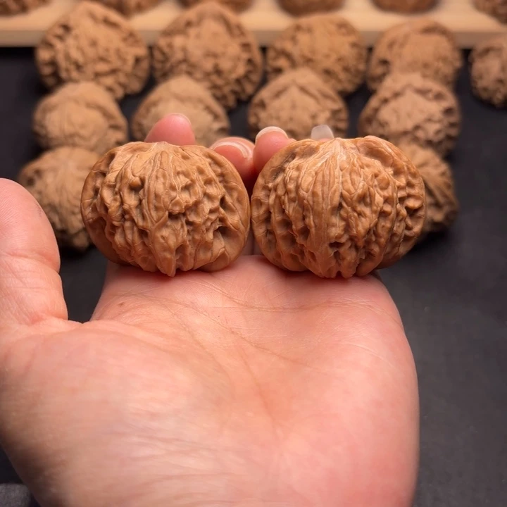 文玩核桃把件41磨盘