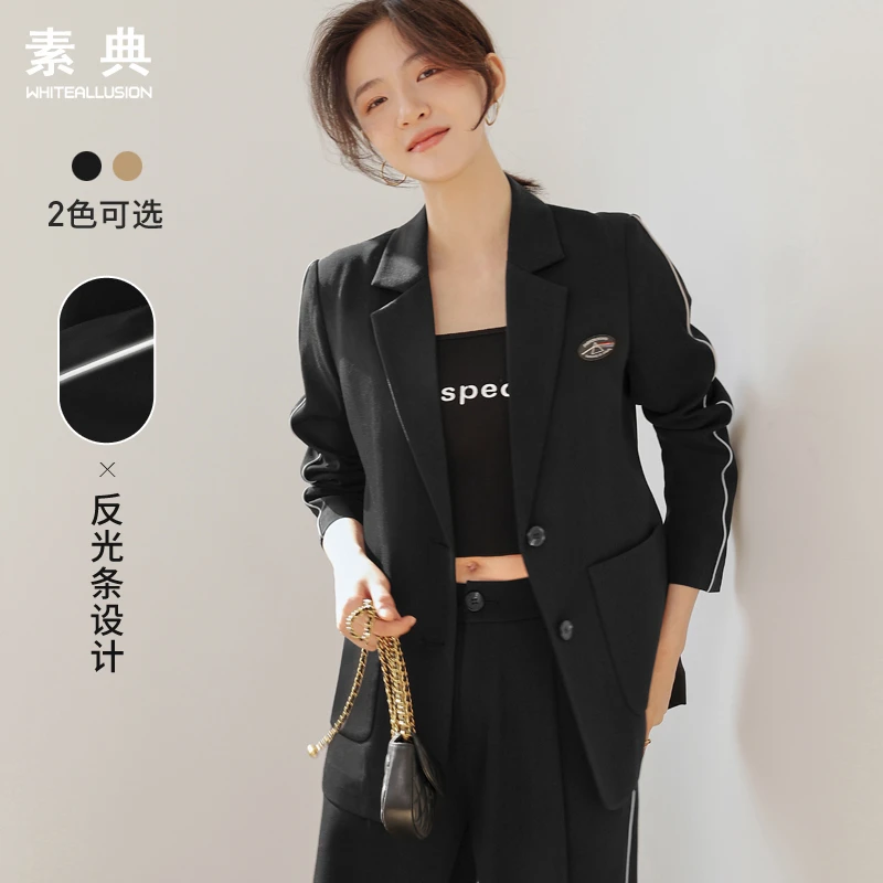 清仓【773】西装外套学院风休闲炸街韩版西服套装女