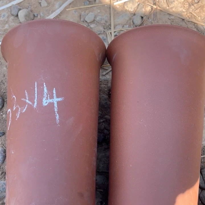 红陶紫砂兰花盆微瑕